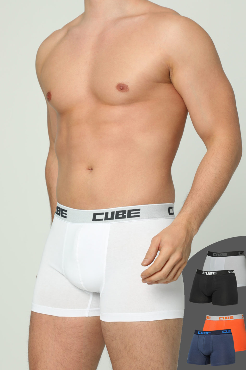 CUBE Wear 9er Pack White CUBE